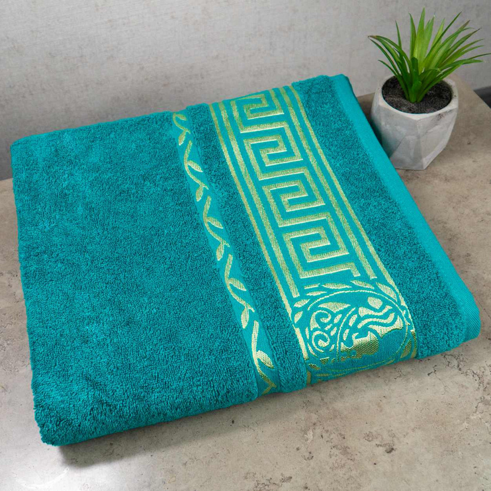 Рушник для сауни GM Textile 70х140см Caesar 450г/м2 (Бірюзовий) Суми - фото 1