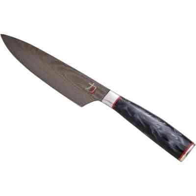 Кухонный нож MasterPro Tetsu, 20 см, чорний (BGMP-4126-MBK) Винница