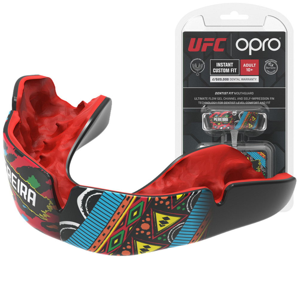Капа OPRO UFC Fighter Collection Alex Pereira доросла (вік 11+) Black (art.102529006) Каменское - изображение 9