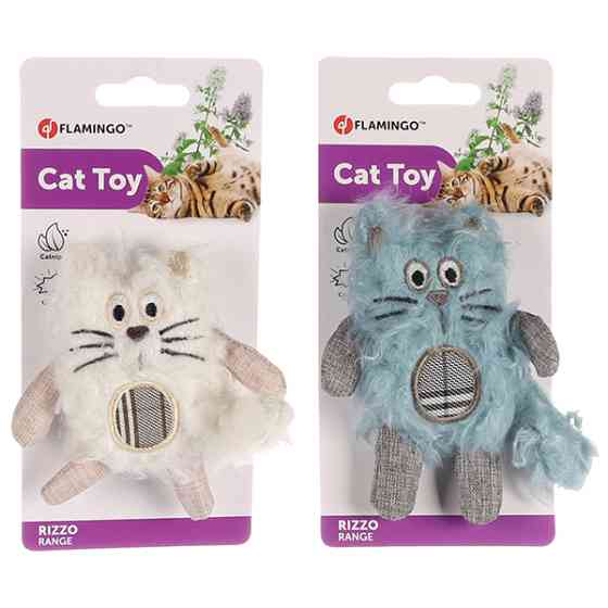 Flamingo Rizzo Cat ФЛАМИНГО РИЦЦО КОТ шуршащая игрушка с кошачьей мятой для котов Киев