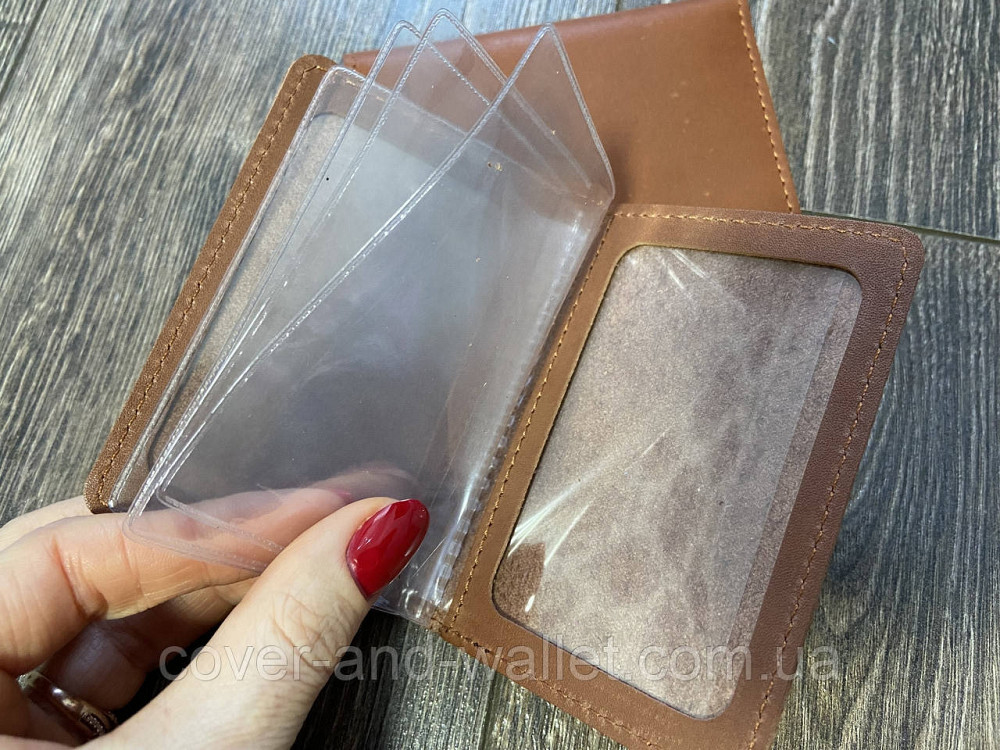 Обкладинка для ID-паспорта й автодокументів із натуральної шкіри ST Leather Київ - фото 3