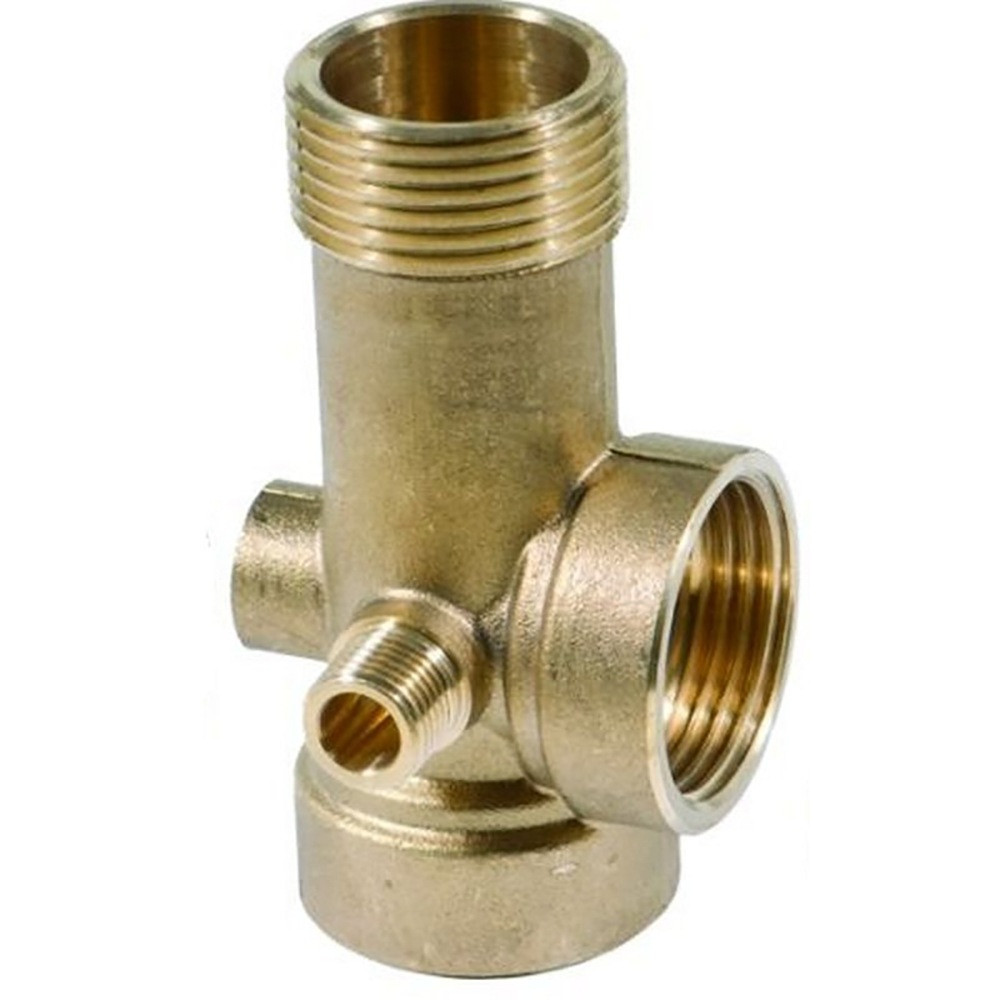 Aquatica Соединитель пятивыводной 90мм 1”М×1”F×1”F×1/4”M×1/4”F AQUATICA (779597) Київ - фото 1