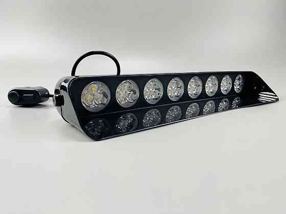 Маячок проблисковий S10 стробоскоп автомобільний 9-80V 24 led діодів помаранчевий спалах, стробоскоп під скло Мукачево