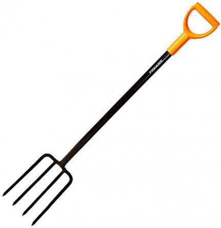 Садові вила Fiskars "Solid" (133423/1003458) Ресорна сталь Нововолинськ