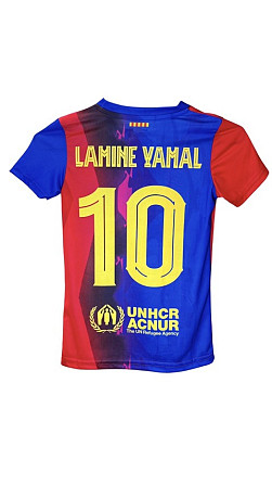 Футбольна форма NIKE FCB LAMINE YAMAL Вишневе - фото 3