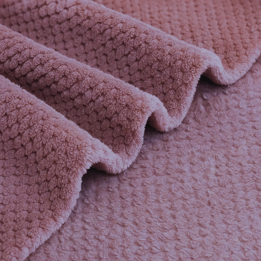 Плед-покрывало теплое фланелевое бархатное одеяло утепленное для дивана или кровати 200х230 см,лавандовый Каменец-Подольский - изображение 2