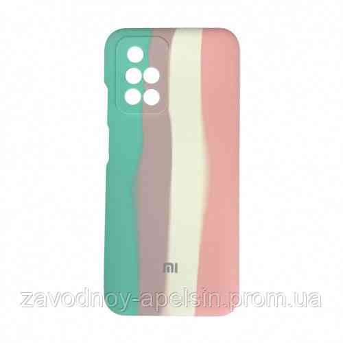 Xiaomi Redmi 10 Чохол мікрофібра Захист камери (райдуга) Одеса