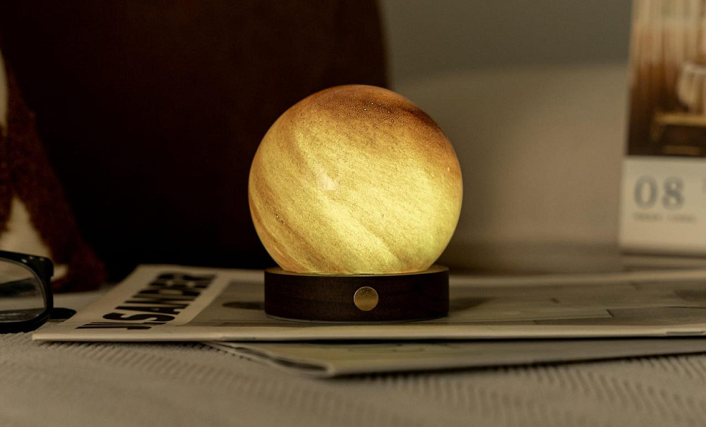 Світильник на акумуляторі Gingko AstraGlass Light MINI, піщана буря, 8 режимів освітлення | G050M-SS Рівне - фото 1
