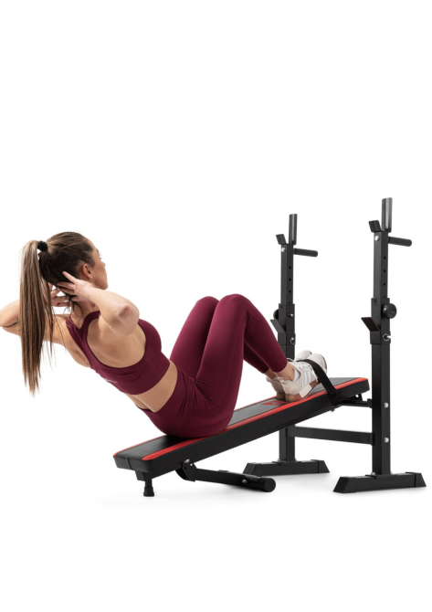 Тренировочная скамья многофункциональная HS1080 для фитнеса и жима Силовая скамья универсальная для тренировок Киев - изображение 6