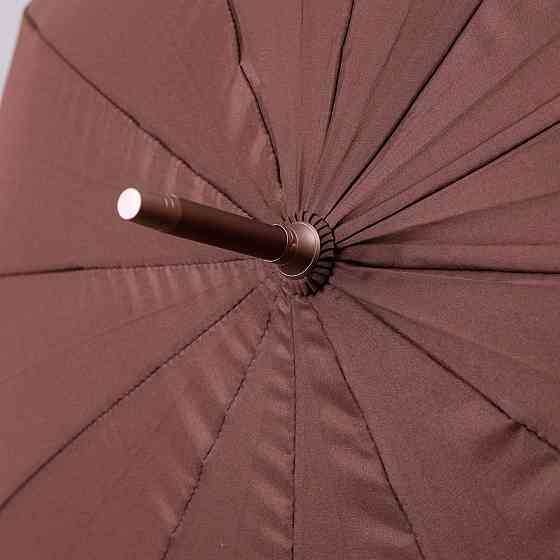 Класичний зонт-трость з чохлом, коричневий Київ