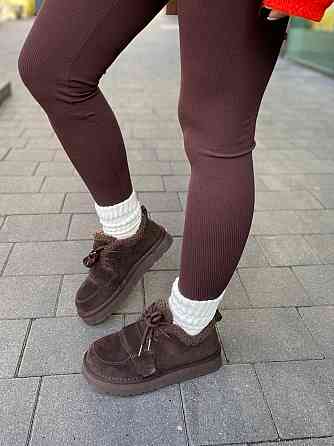 Угги жіночі ITTS 5263-41 коричневі (зима, замша натуральна) (6026) Коломия