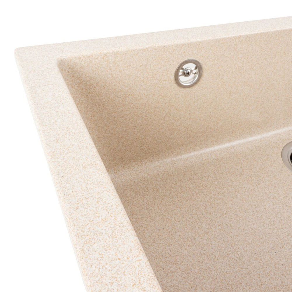 VALESO Гранітна мийка для кухні VALESO PARUANA 7945 матова Сафарі Київ - фото 6