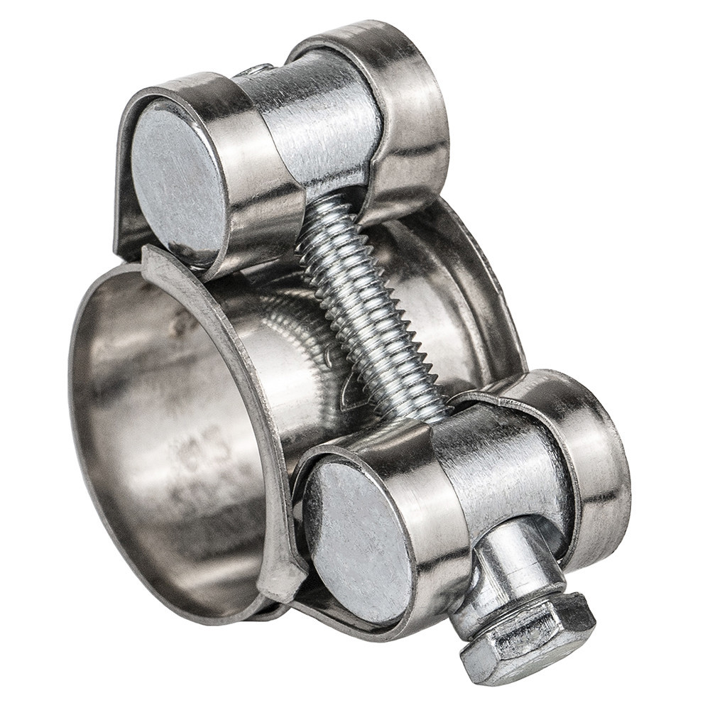 Хомут силовий неіржавкий 18 мм Ø20-22 мм (КРАТНО 10 шт.) SIGMA (2508031) Київ - фото 1