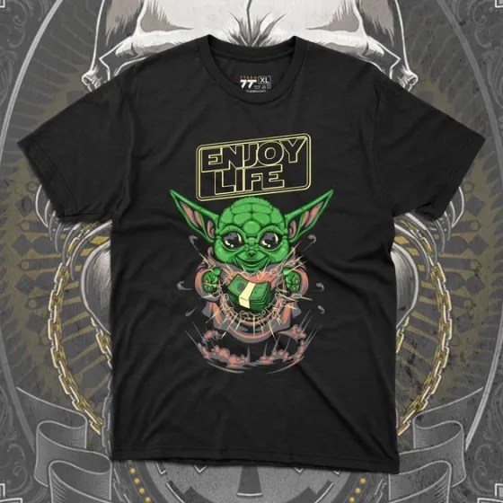 Футболка для подростка мальчика с принтом Звездные войны Enjoy Life Размер 160 Anime10038 Днепр