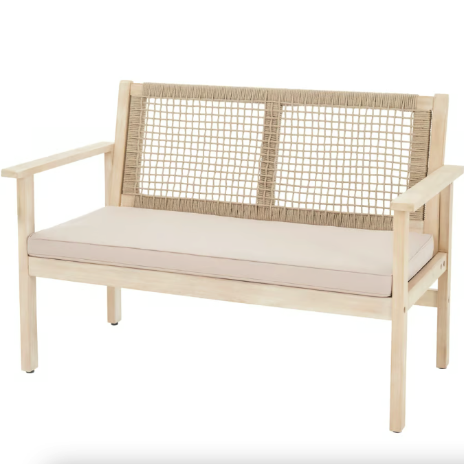 Садова лавка Di Volio Teracina з спинкою бежевий Киев - изображение 1