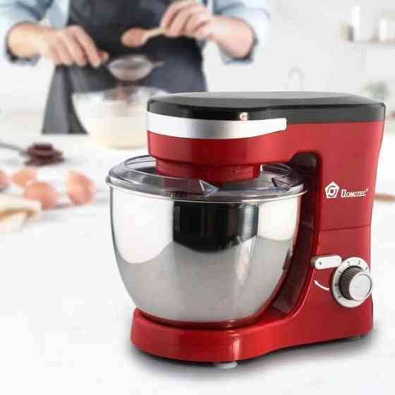 Кулинарный миксер Domotec MS-1368 1500 Вт, Стационарный планетарный тестомес с чашей SI-73 Ивано-Франковск
