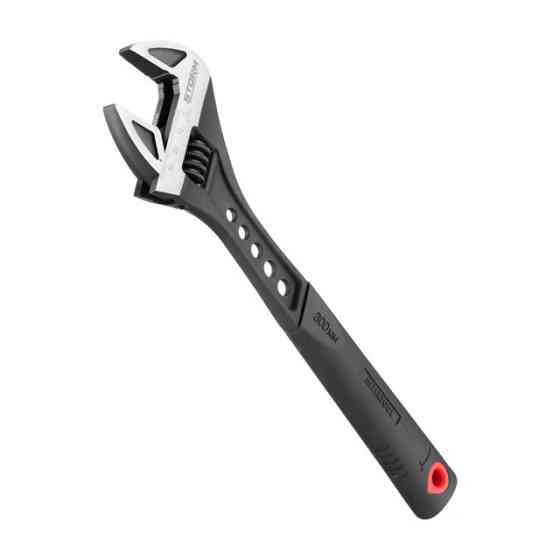 Ключ разводной, 300 мм, кованый, рукоятка TPR, HRC 40-50, Cr-V, STORM INTERTOOL XT-0085 Киев
