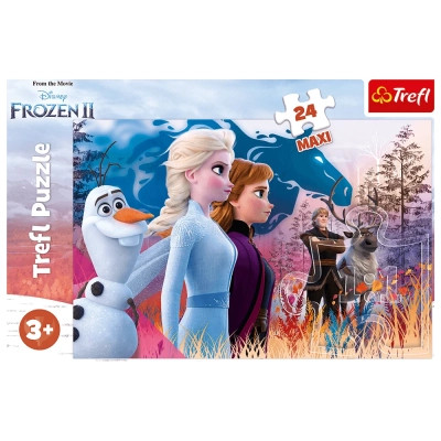 Пазл Trefl Maxi Frozen Волшебное путешествие 24 элемента (5900511142983) Винница - изображение 3