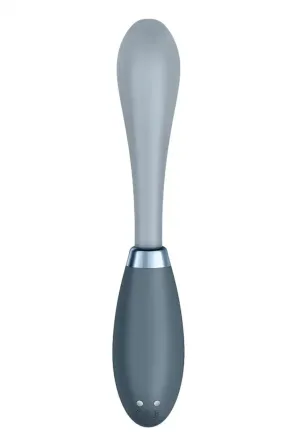 Вібратор Satisfyer G-Spot Flex 3 Grey, гнучкий стовбур із фіксацією положення Львів