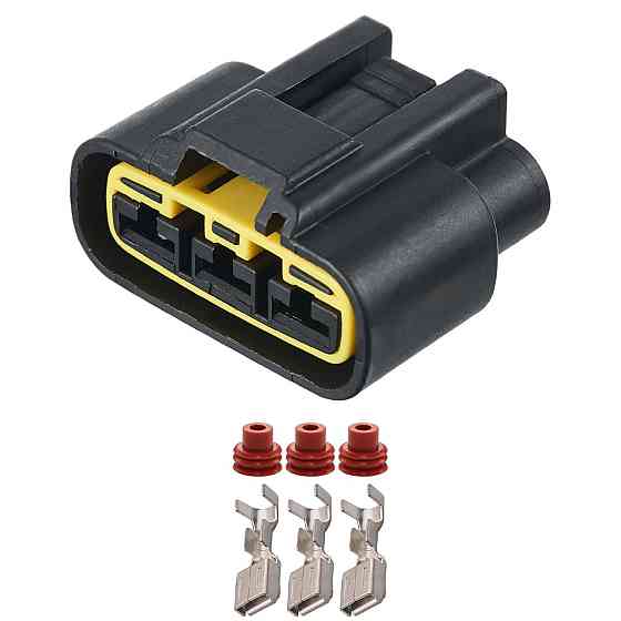 Роз'єм конектор 3-кон., Коммутатор/Катушка Зажигания Мотоциклов Ducati, QLW-A-B3F-B, Ducati, Honda Київ