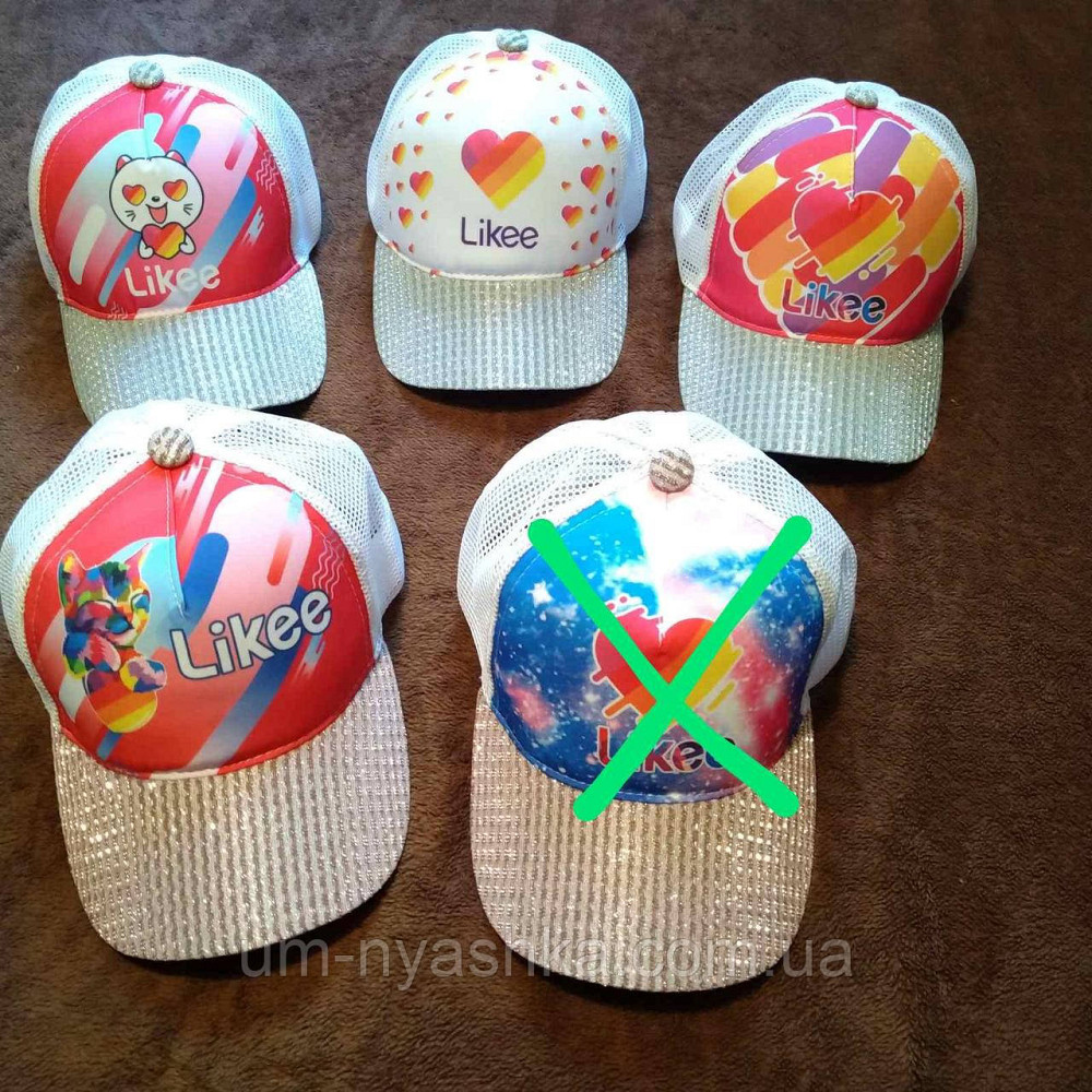 Кепка Лайки Бейсболка Likee 52-54р. Кривой Рог - изображение 1