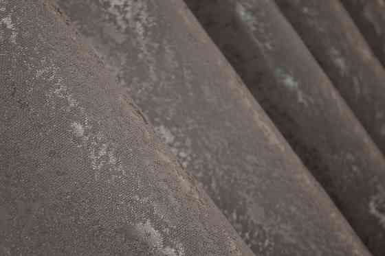 Комплект штор на люверсах VR-Textil Льон мармур Pavliani № 1373ш 150х250 см 2 шт Коричнево-сірий (37-0046) Київ