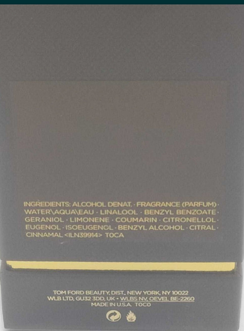 Парфюмерия: Ton Ford Tobacco Vanille edp 100ml. Оригинал ! Киев - изображение 4