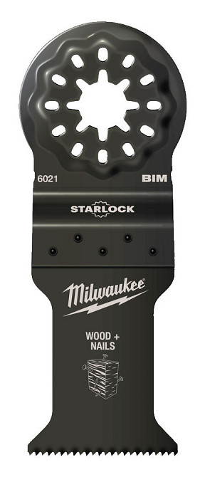 Полотно BiM STARLOCK MILWAUKEE для б/функціонального інструменту, 35x42 мм (деревина з цвяхами) Одесса - изображение 2