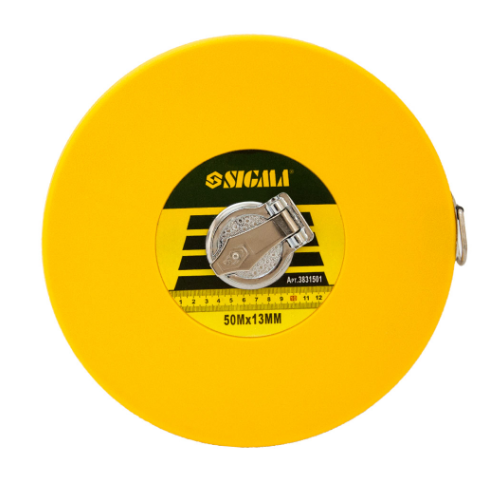 Рулетка скловолокно 50м*13мм SIGMA Житомир