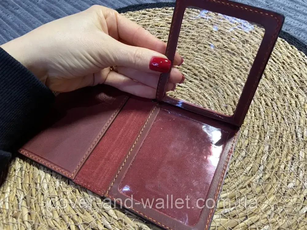 Обкладинка з натуральної шкіри на посвідчення "Державна прикордонна служба" Київ - фото 9