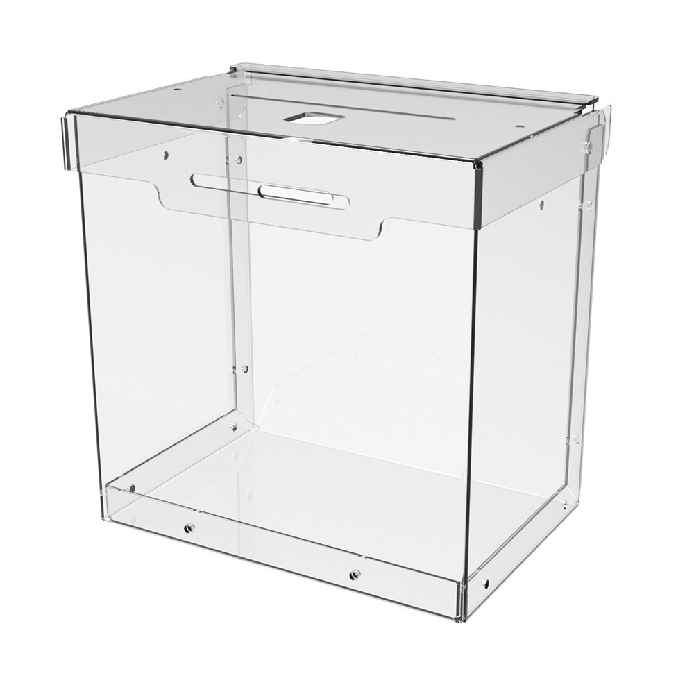 Ящик EKOSTAR с замком для сбора денег 150x150x100 мм. Объем 2,2 литра. Киев - изображение 2