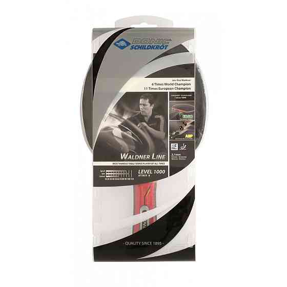 Ракетка настольный теннис Donic Waldner Level 1000 Вишнёвое