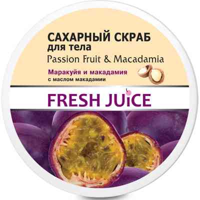 Скраб для тіла Fresh Juice Passion Fruit &amp; Macadamia цукровий 225 мл (4823015936425) Вінниця