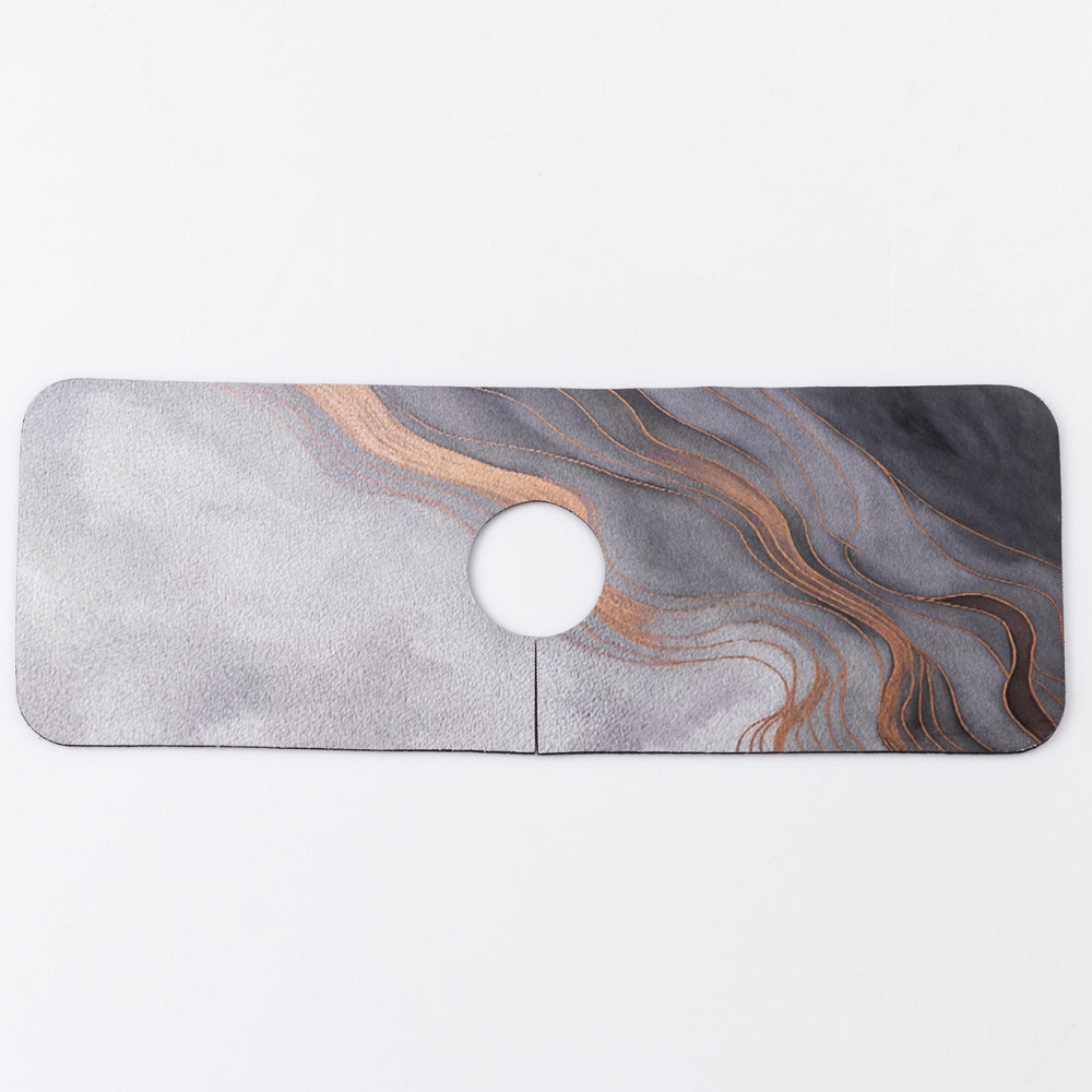 Влаговпитывающий коврик для раковины под кран из полиэстера 37,5*13 см HP-42-11BG Киев - изображение 1