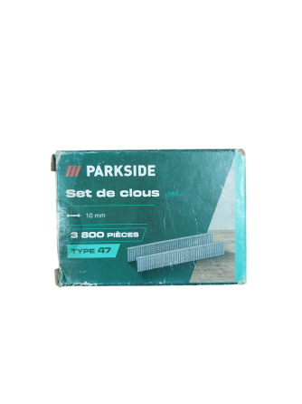 Набор гвоздей Parkside Type 47 10 мм 3800 штук серебристый Киев