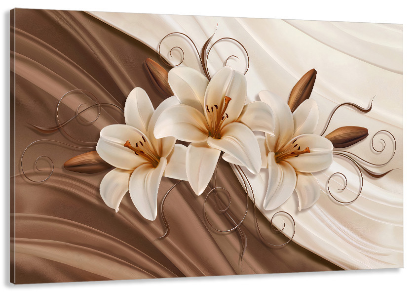 Картина холст в гостиную / спальню  Лілії    MLP_126 90х180см Киев - изображение 1