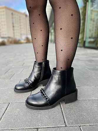 Без бренда Черевики жіночі ARLEN БК-14 чорні (зима, шкіра натуральна) (2789) 37р.38р.39р. 39 Коломия