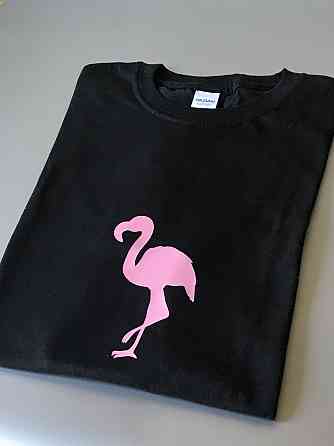 Женская футболка 100% хлопок - С Фламинго Черновцы