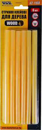 Стрижні клейові MASTERTOOL WOOD 11.2х200 мм 6 шт для дерева 42-1168 Коломыя