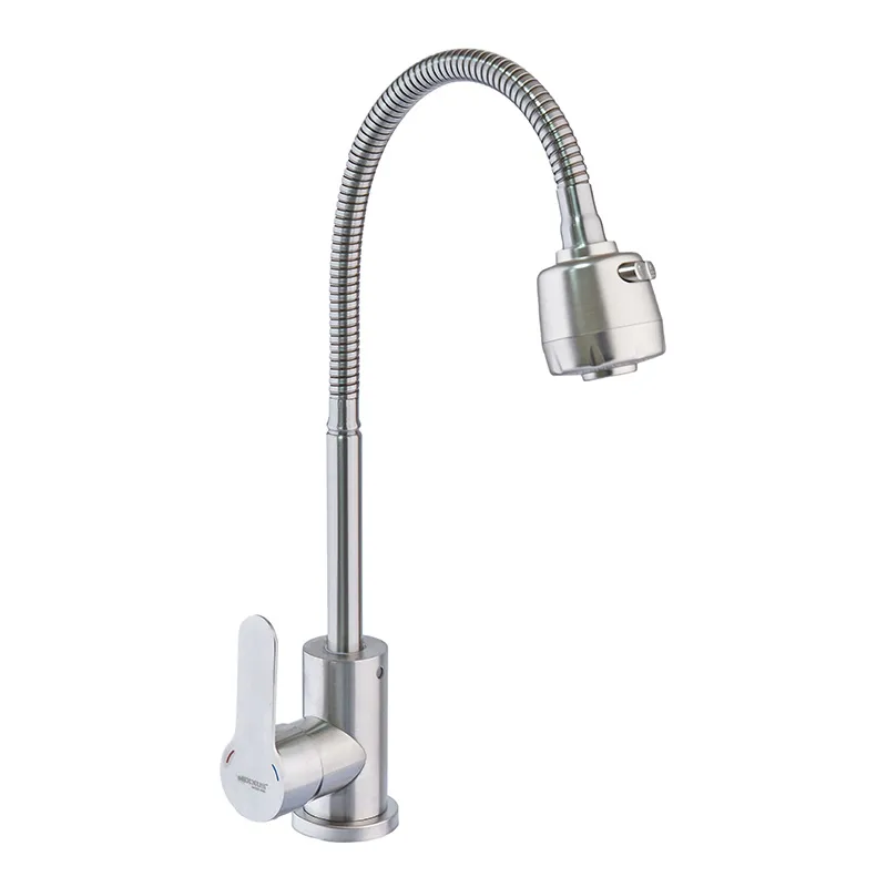 Кухонний змішувач Mixxus DAX-011 Reflector з рефлекторним виливом з нержавіючої сталі SUS304 (MI6076) Харків - фото 1