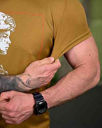 Тактична потовідвідна футболка Girl coyot ПП7700 Одеса