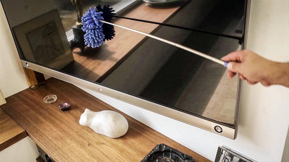 Щетка для уборки пыли пипидастр телескопическая (фиолетовая) Винница - изображение 8