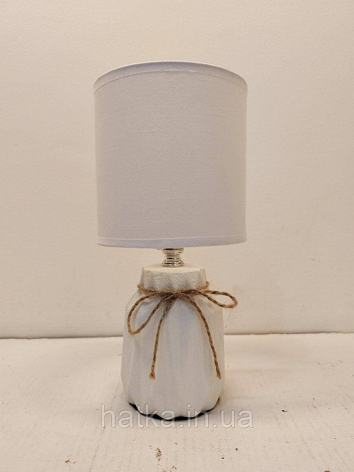 Настольная лампа декоративная VALESO HS8869 белая Киев - изображение 1