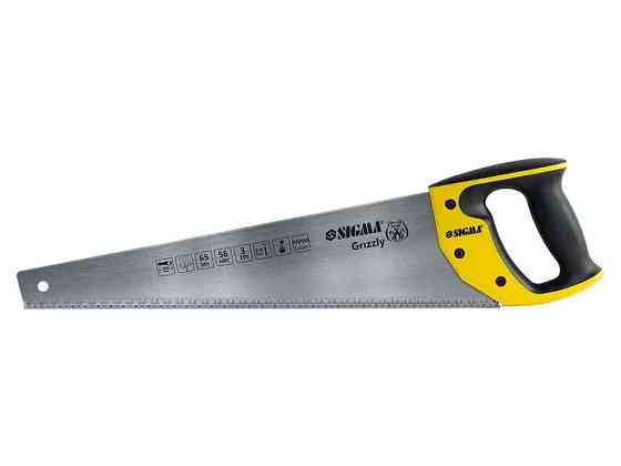 Ножівка для дерева 450 мм 3TPI Grizzly 4400821 ТМ SIGMA Solmir Київ