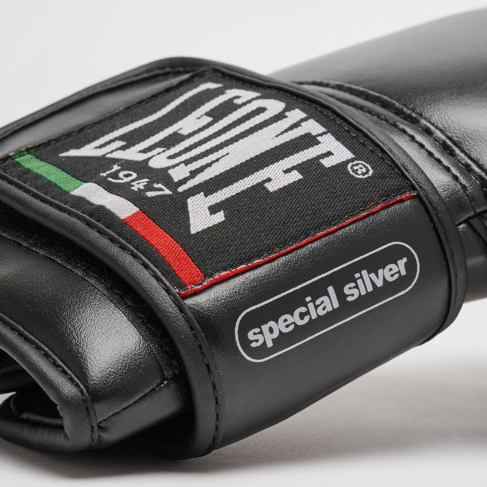 Перчатки боксерские для бокса и единоборств профессиональные оригинальные Leone GN383 THUNDER черные 14 унций Киев - изображение 8