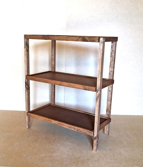 Етажерка розбірна "Честер" 3 полиці 40х80х100 капучино Миколаїв - фото 4