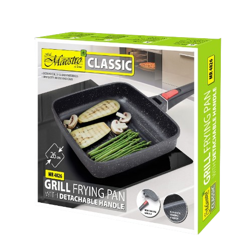 Сковорідка-гриль d26см а/п Marble MR-4826 Maestro Житомир - изображение 3