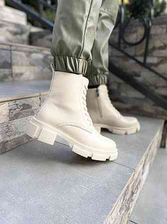 Черевики жіночі GREMMY бежеві натуральна шкіра зима 37р.38р.40р. (4206) Коломыя