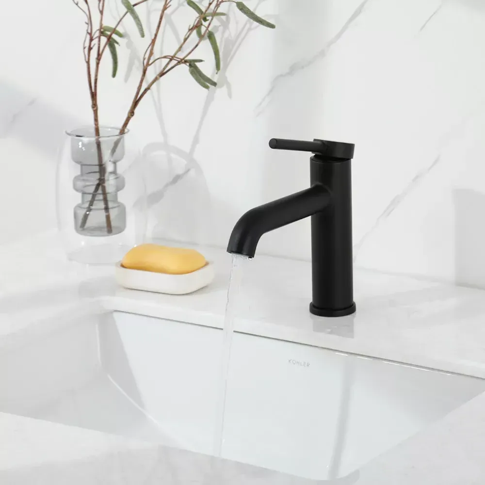 Змішувач для умивальника Gappo G1006-6 чорний Київ - фото 2