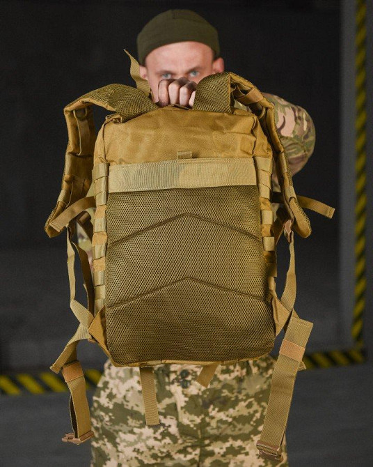 Тактичний штурмовий рюкзак-кайот USA 45 LUX 10-0!+ Одеса - фото 7
